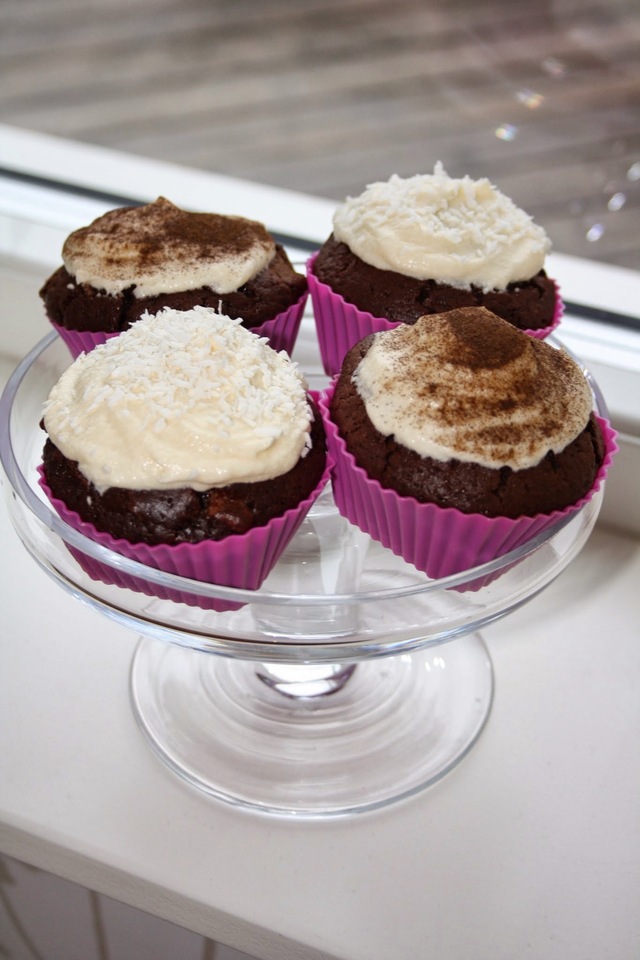 Cupcakes med lakrits eller kokos, eller båda?