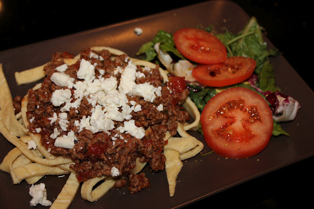 LCHF-pasta med enkel köttfärssås