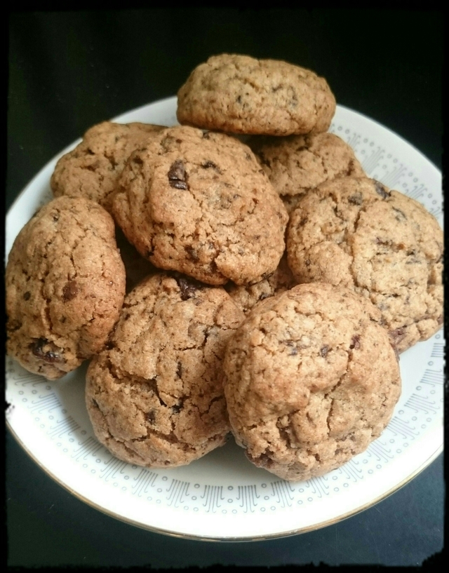 Chocolate chip cookies med tranbär