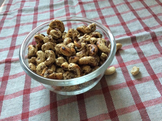 Rostade cashewnötter och viktutmaning