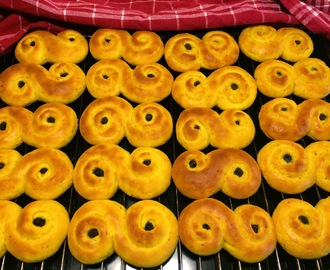 Glutenfria lussekatter