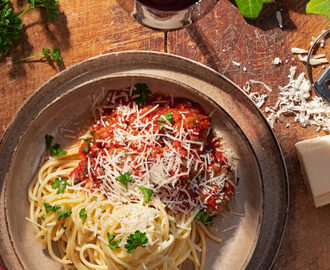 Italienska köttbullar i tomatsås