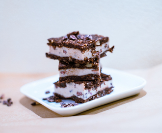 Raw Oreo Cookie Ice Cream Sandwich