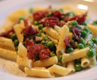 Pasta carbonara (gluten- och mjölkfri)