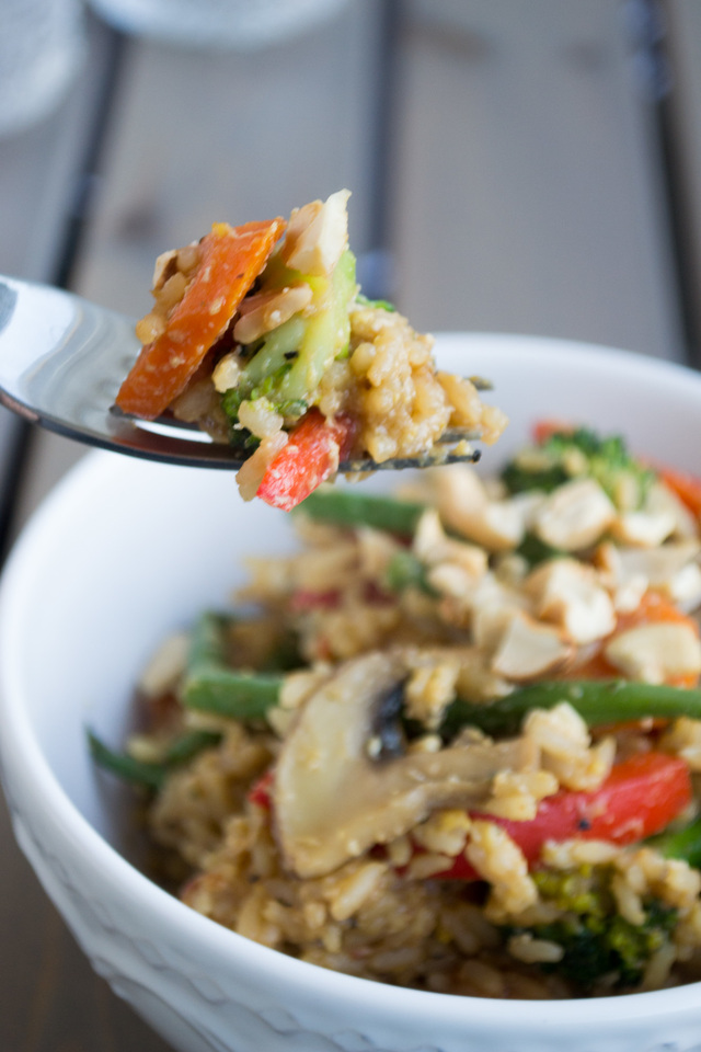 Veckans vegetariska: Fried rice med broccoli och skogschampinjoner