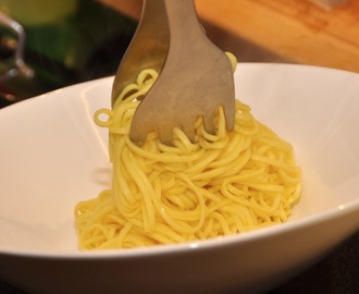 Uppläggning av pasta