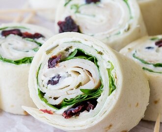 Turkey Cranberry Pinwheels