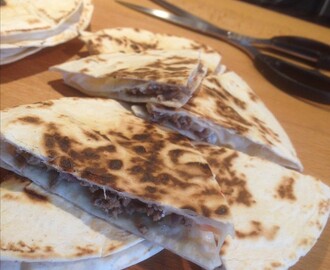 Quesadillas med köttfärs