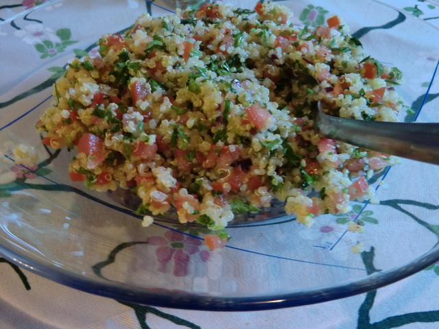 Glutenfri tabbouleh med quinoa