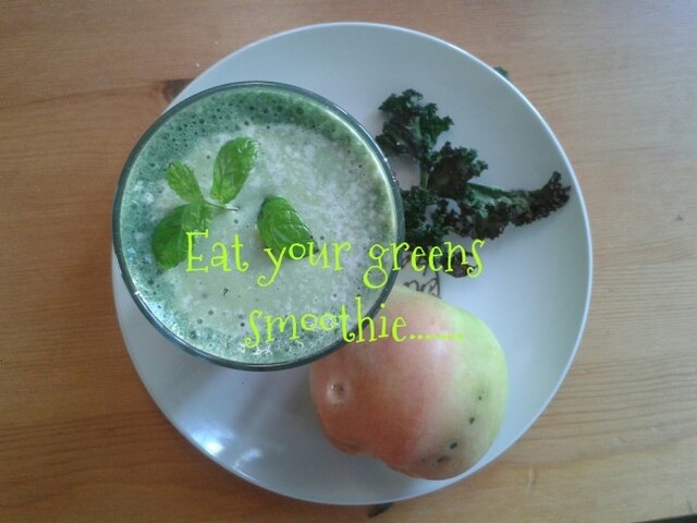 Eat your greens smoothie & morgongröt