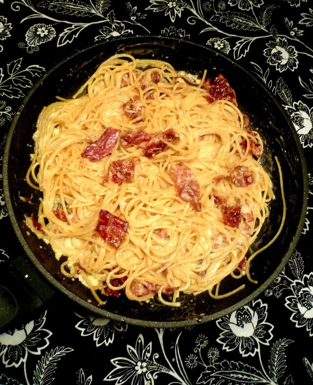 Nigellas spagetti alla carbonara