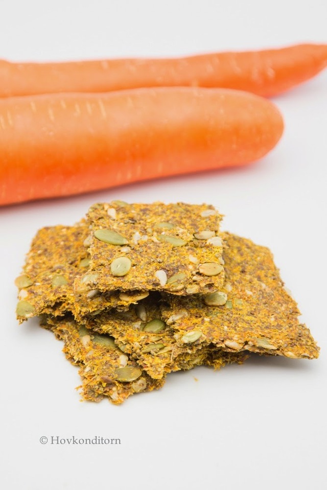 Carrot Pulp Crackers