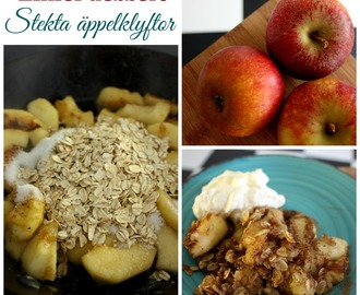 Enkel dessert med äpple