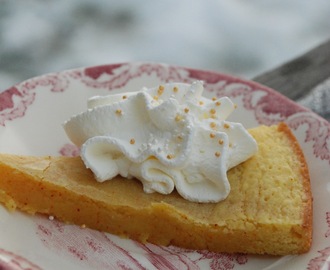 Saffranskladdkaka med vit choklad