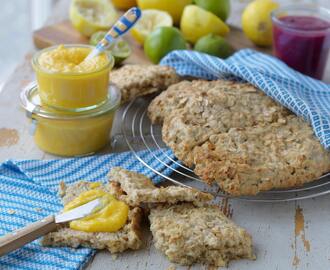 Glutenfria scones med havremjöl