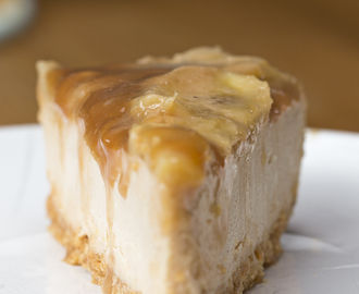 Caramelized Banana Peanut Butter Cheesecake