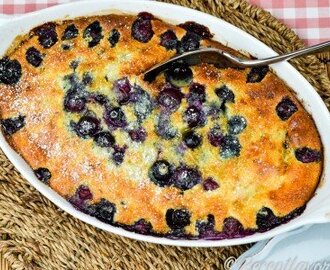 Clafoutis fransk kaka med bär