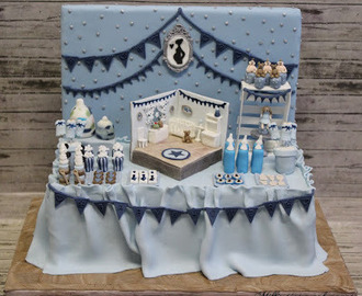 Mitt Table of Honour bidrag till Scandinavian Cake Show - Dessertbord i miniatyr -
