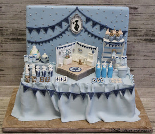 Mitt Table of Honour bidrag till Scandinavian Cake Show - Dessertbord i miniatyr -