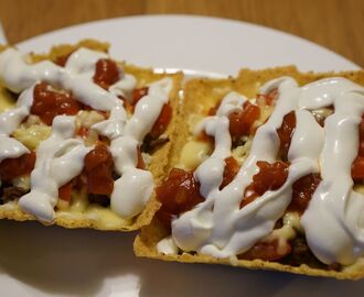 Härliga tacos i ugn till middag