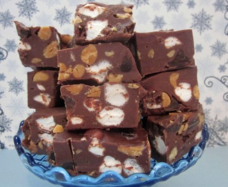 Rocky road fudge