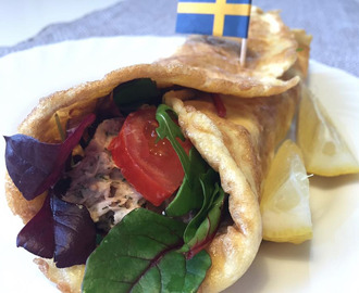 Härlig tonfiskwrap för lunch