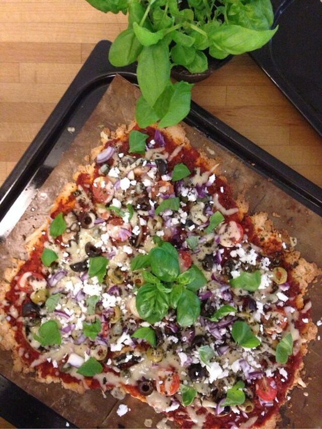 Vegitarisk pizza