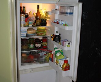 Här är mitt kylskåp