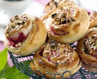 Hallonbullar