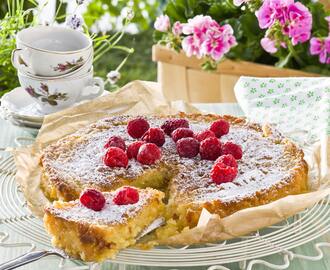 Glutenfri kladdkaka med vit choklad