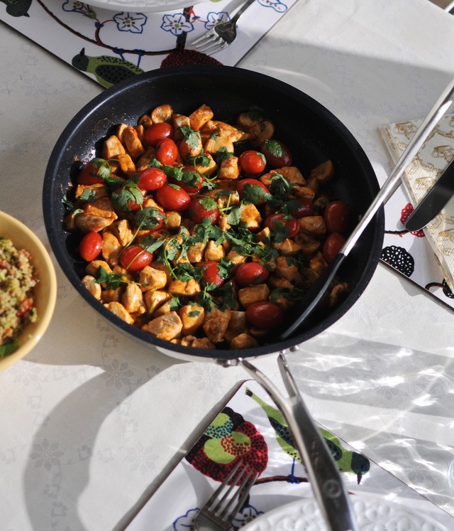 Söndagsmiddag med libanesisk kyckling och tabbouleh