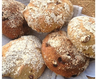 Havrefrallor med russin  (naturligt glutenfria)