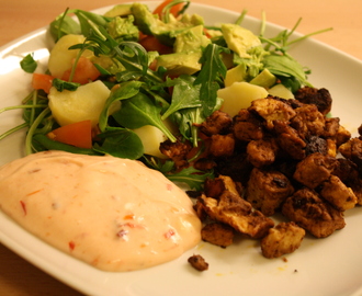 Supersnabb Quorn med grillsmak