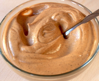 Caramel protein mousse (pumpkin/kvarg)