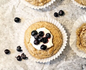 BANANMUFFINS MED KOKOSGRÄDDE