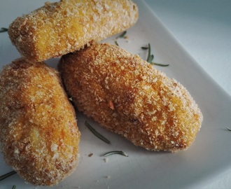 Crocchette (panzerotti) di patate e zucca al forno