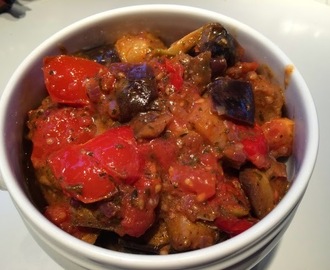 Jamies Sicilianska aubergine röra - Caponata