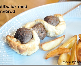 Köttbullar med pinnbröd