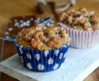 Päronmuffins med kanelsmul