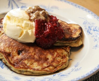 Bananpannkakor med chiasylt