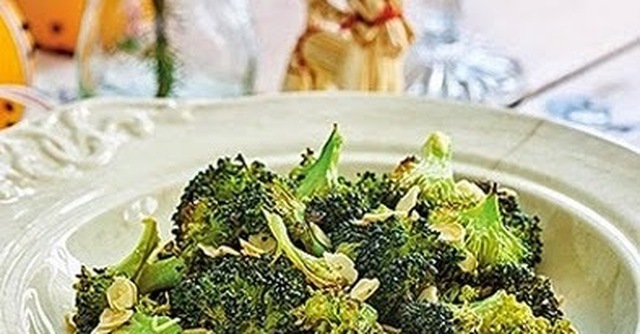 Vitlöksrostad broccoli