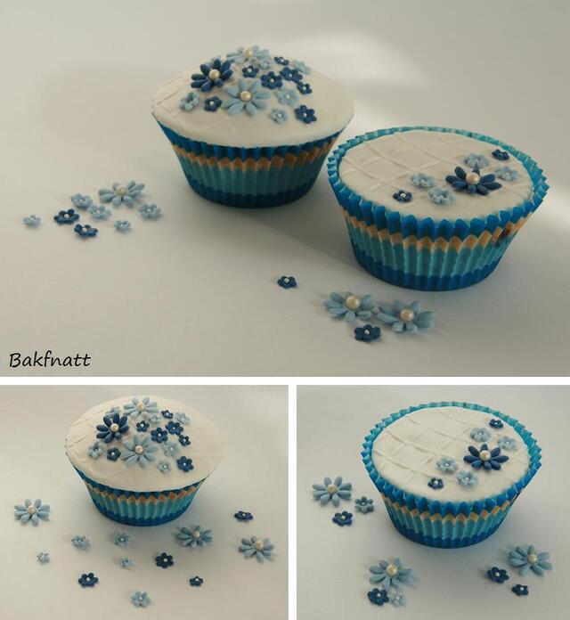 Blåbärscupcakes