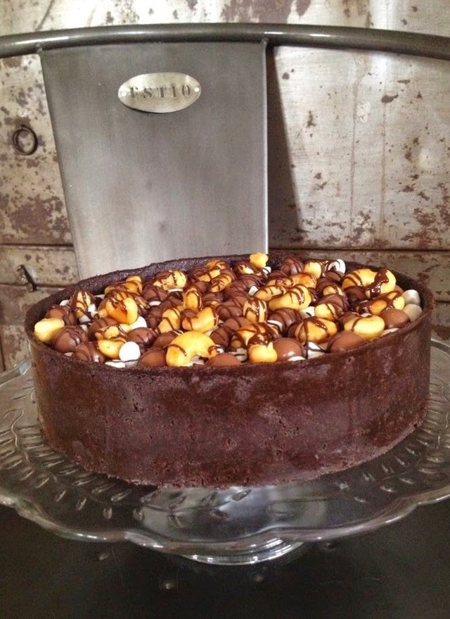 Rocky road-cheesecake