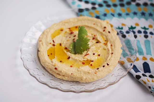 Kikärtsröra (hummus)