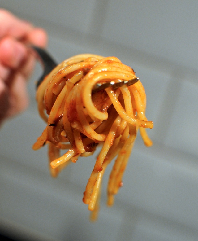 Spaghetti och köttfärssås