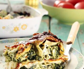 Vegetarisk lasagne – enkelt recept