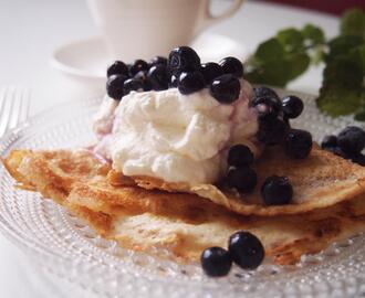 Mättande Pannkaka LCHF – passar både till sött o salt!