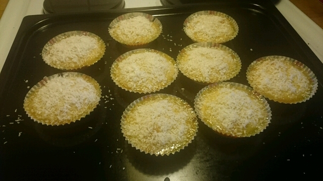 Silviakaka i muffinsformar