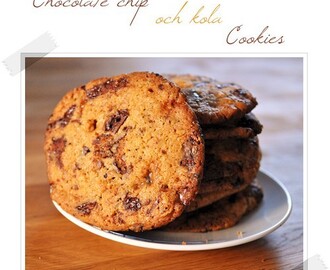 Chocolate chip cookies med kolabitar