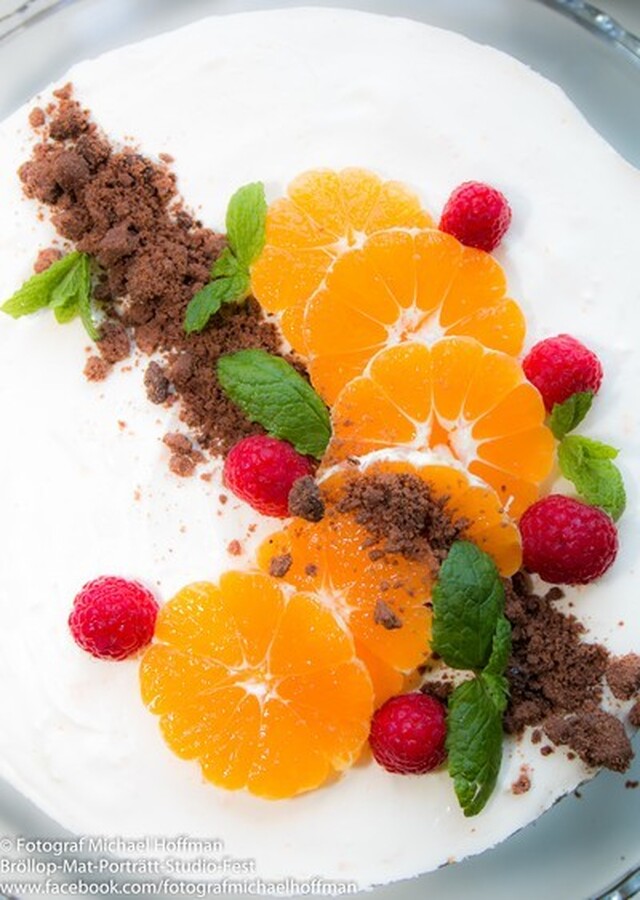Pepparkakscheesecake med clementin
